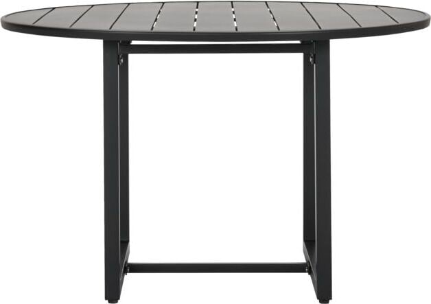 Stół ogrodowy Helo okrągły 120 cm czarny
