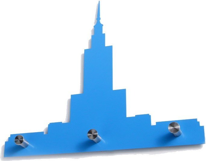 Wieszak potrójny Pałac niebieski