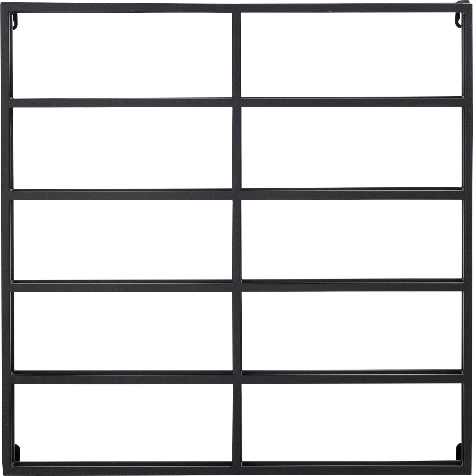 Stojak na butelki wina Magne czarny ścienny