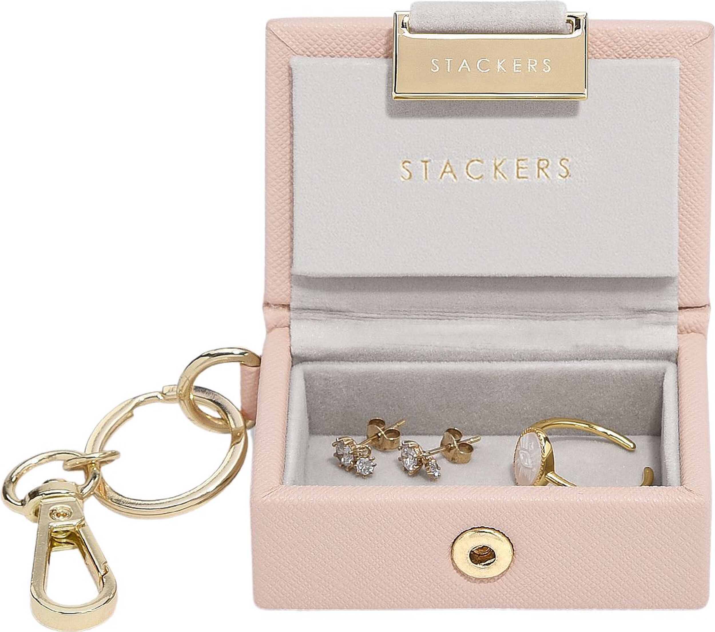 Brelok do kluczy Stackers Nano różowy