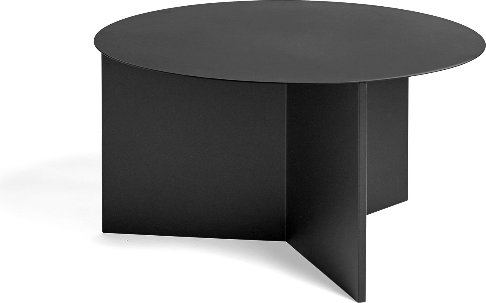 Stolik kawowy Slit okrągły 65 cm czarny