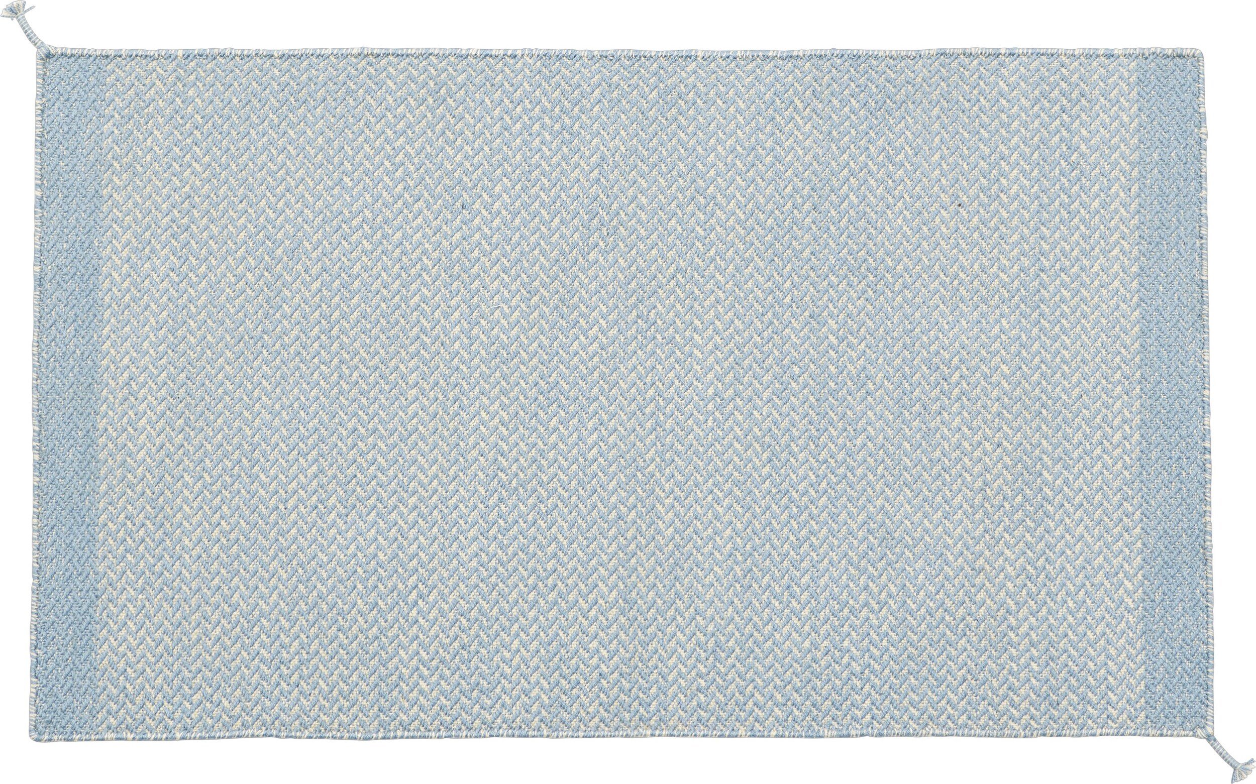 Dywan Ply 85 x 140 cm błękitny z recyklingu