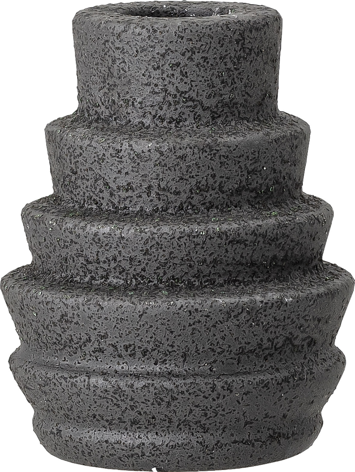 Świecznik na klasyczną świecę Emin 9 cm czarny