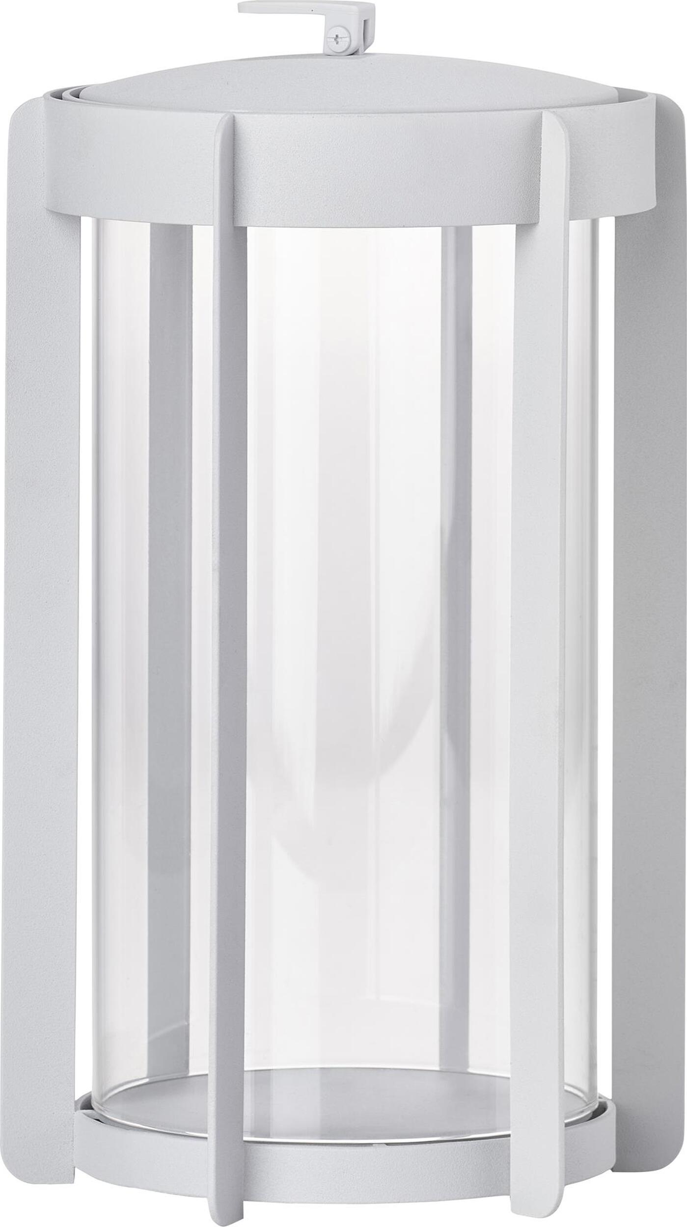 Latarnia Firefly 25 cm jasnoszara