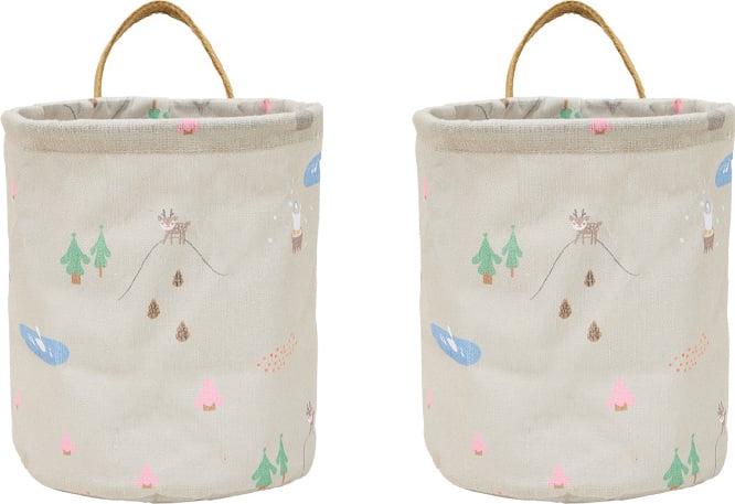 Kosze do przechowywania OYOY Deer & Duck 22 cm 2 szt.