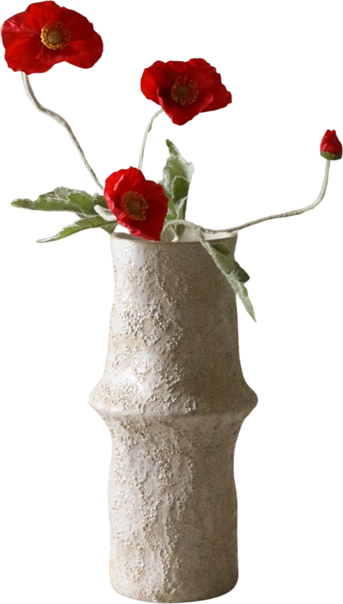 Kwiat sztuczny Botane mak 56 cm czerwony