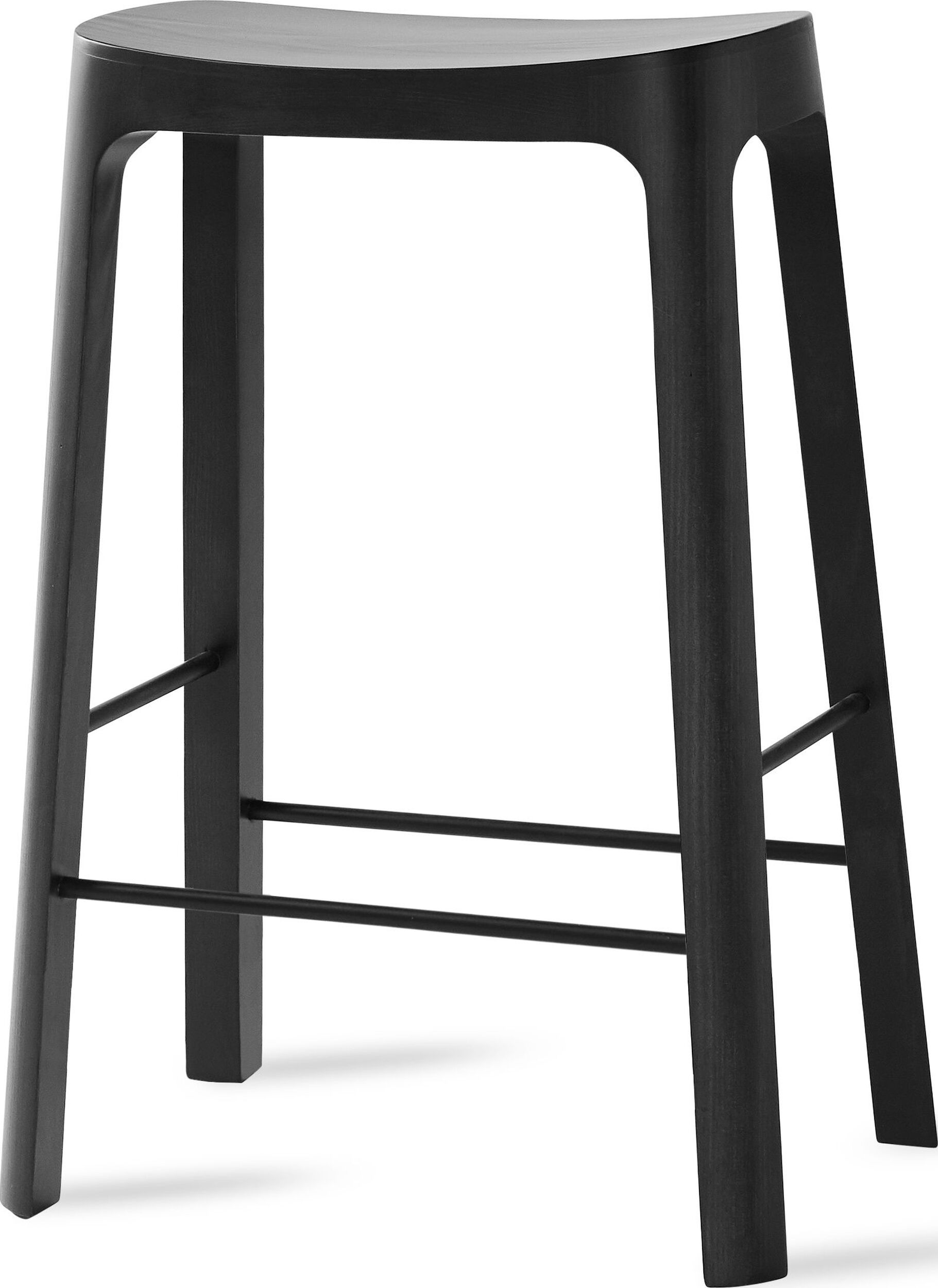 Stołek barowy Crofton 65 cm czarny