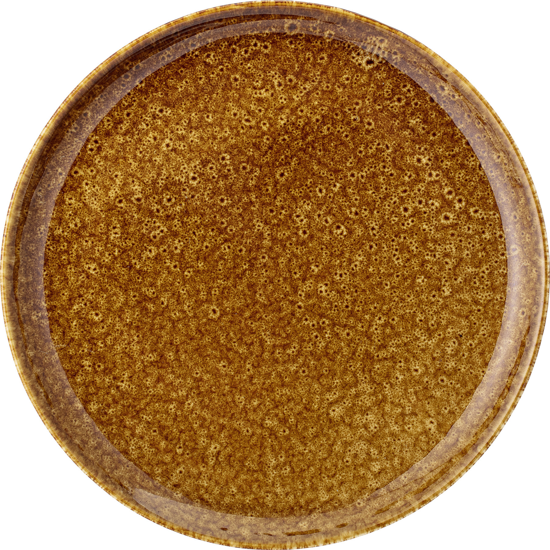 Talerz śniadaniowy Thea 21 cm brązowy