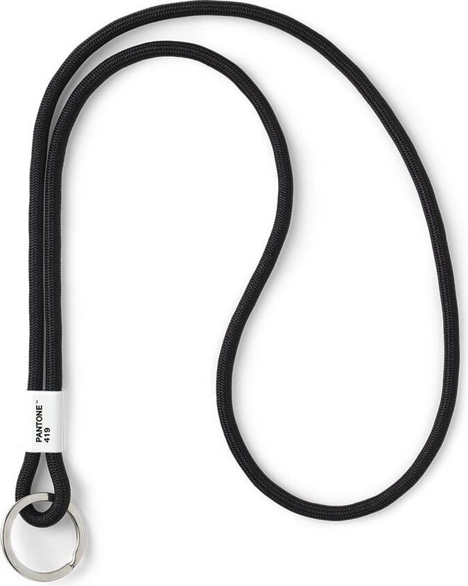 Smycz do kluczy Pantone czarna
