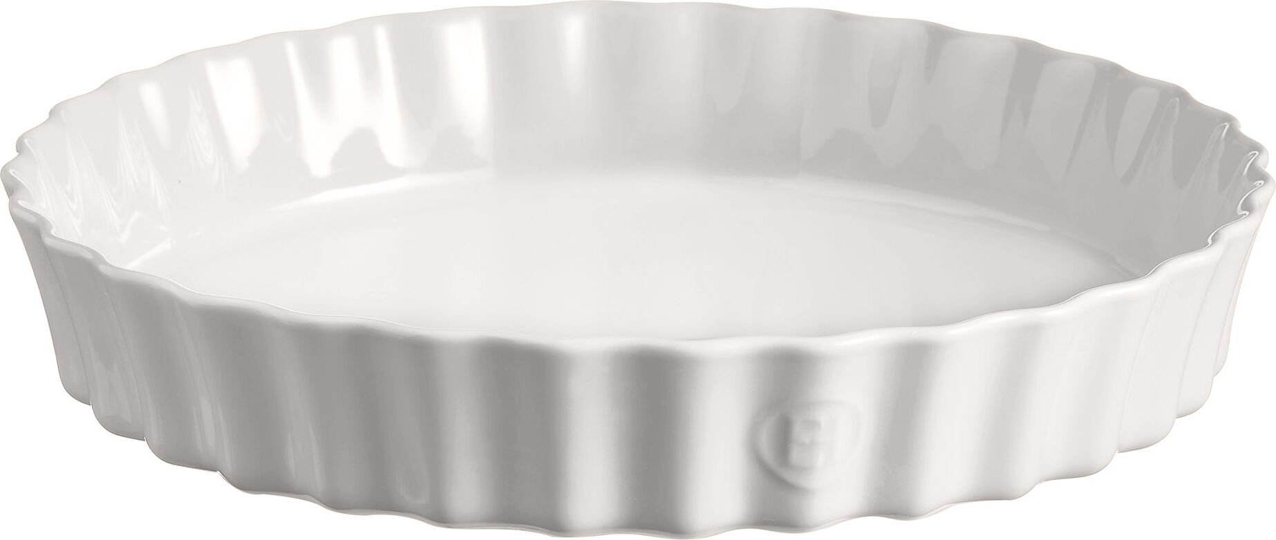 Forma do tarty ceramiczna Emile Henry głęboka 32 cm biała