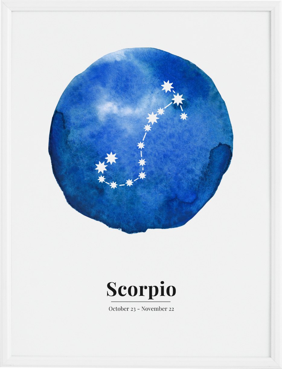 Plakat Scorpio 30 x 40 cm