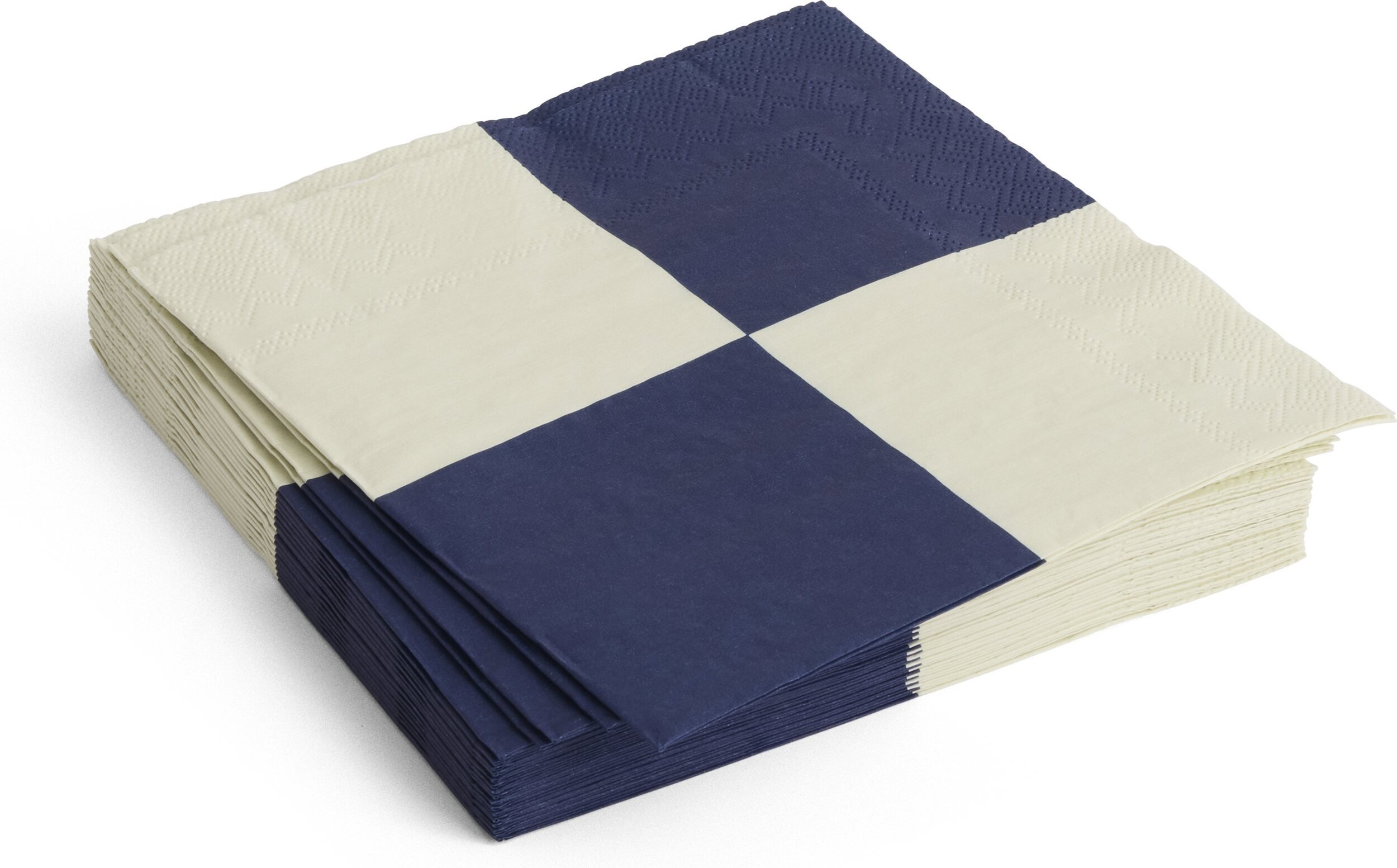 Serwetki papierowe Hay Pattern 33 x 33 cm biało-granatowa szachownica 20 szt.