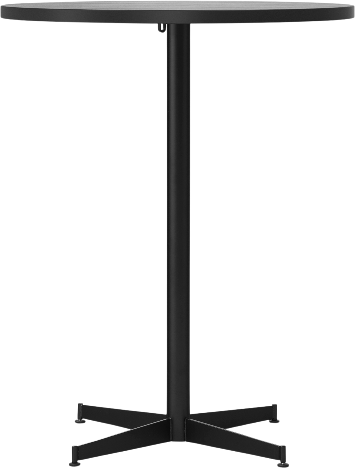 Stół barowy z czarną podstawą Nook Star Base niski 60 cm czarny