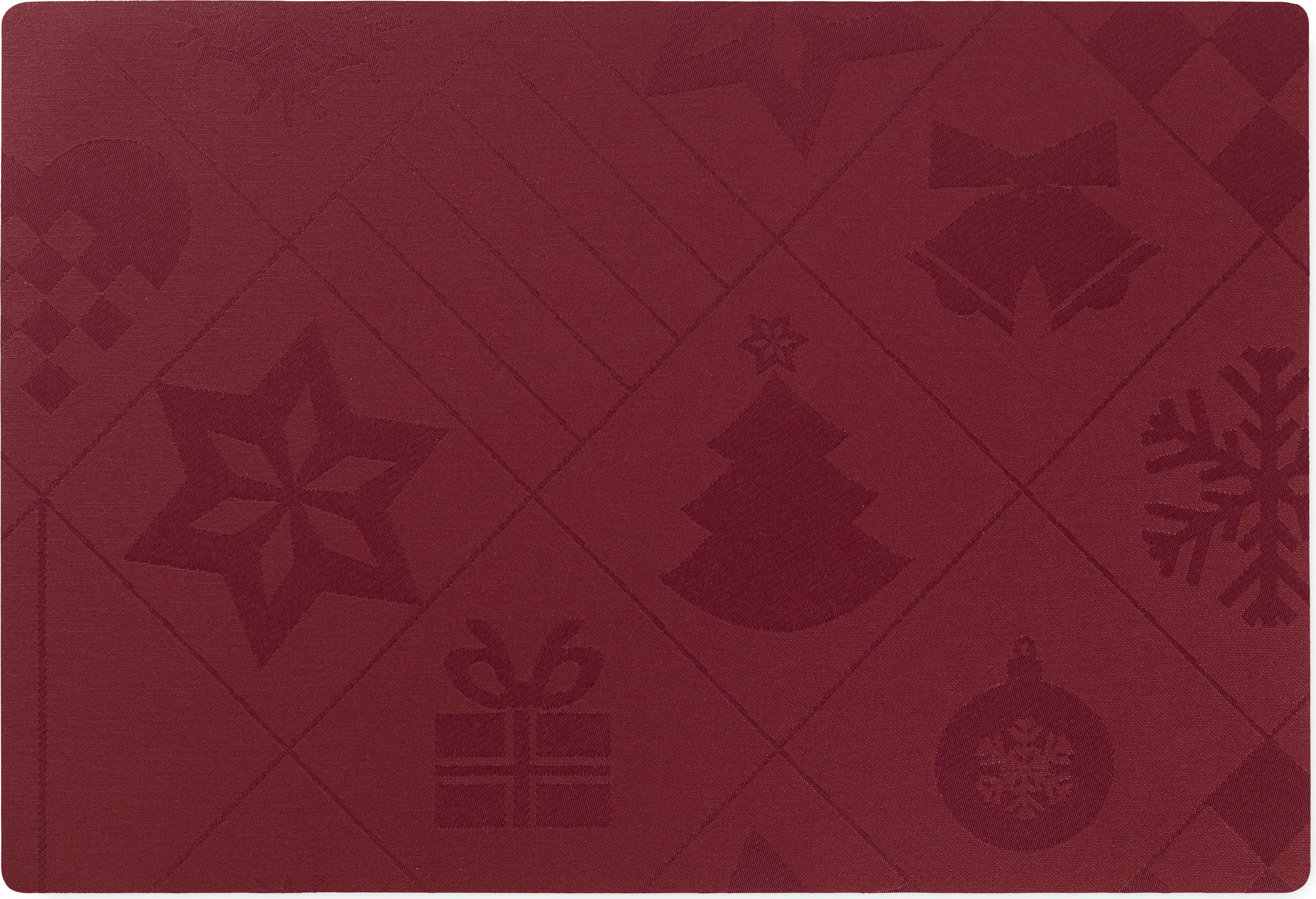 Podkładka pod talerz Rosendahl Natale 30 x 43 cm czerwona