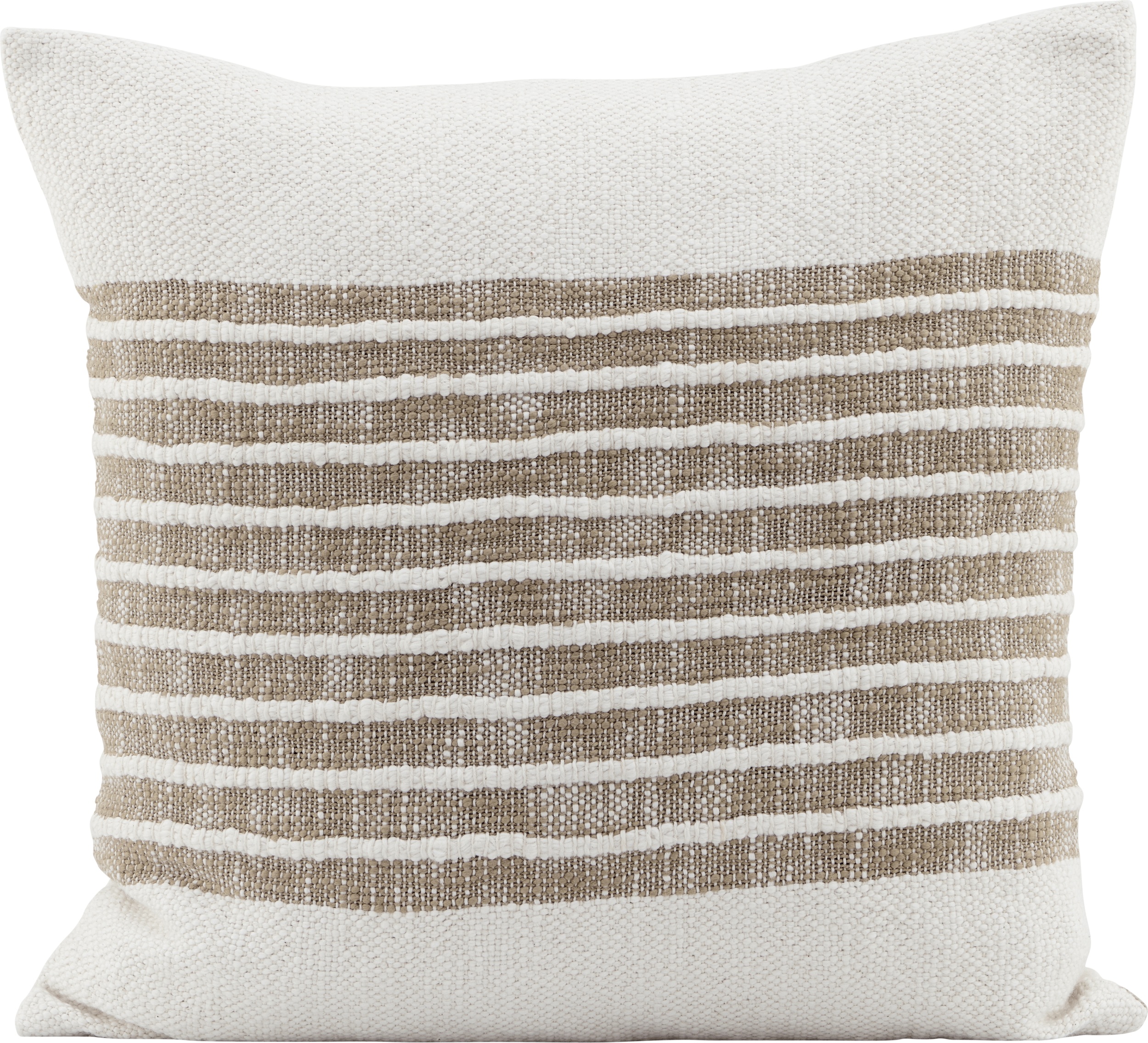 Poszewka na poduszkę Yarn 50 x 50 cm jasnobrązowa