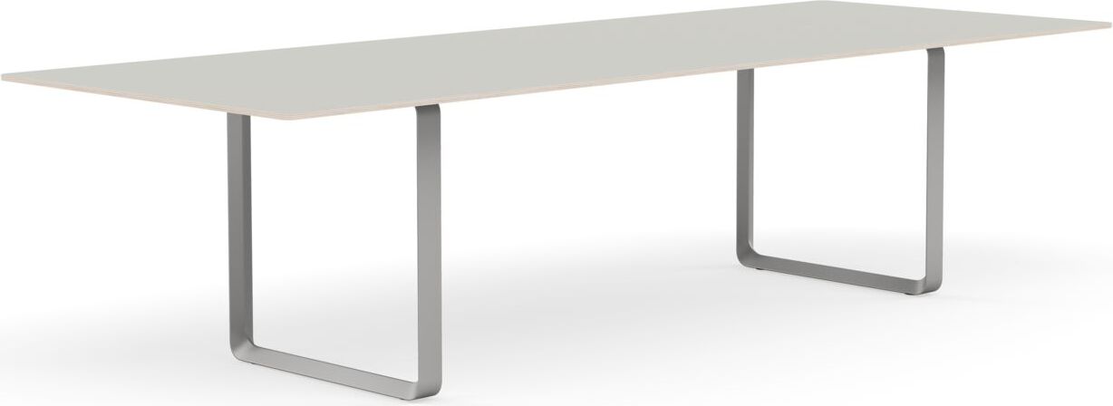 Stół Muuto 295 x 108 cm szary nogi szare