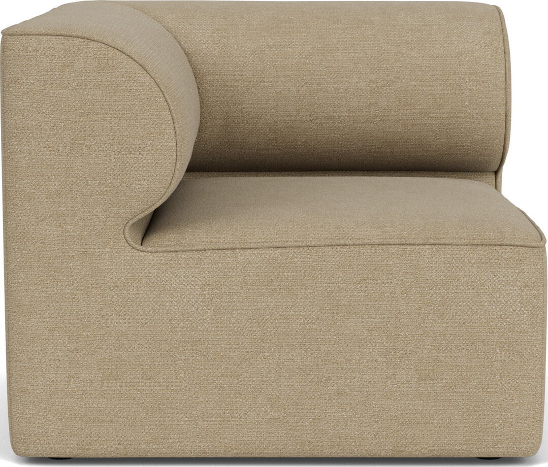 Narożnik lewostronny sofy modułowej Eave Bouclé 86 x 86 cm beżowy