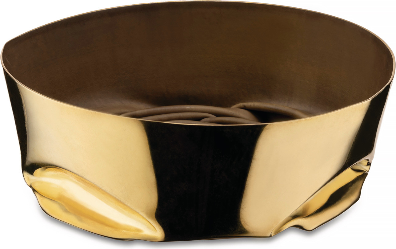 Miseczka Il Tornitore Matto Compressioni 12 cm mosiężna