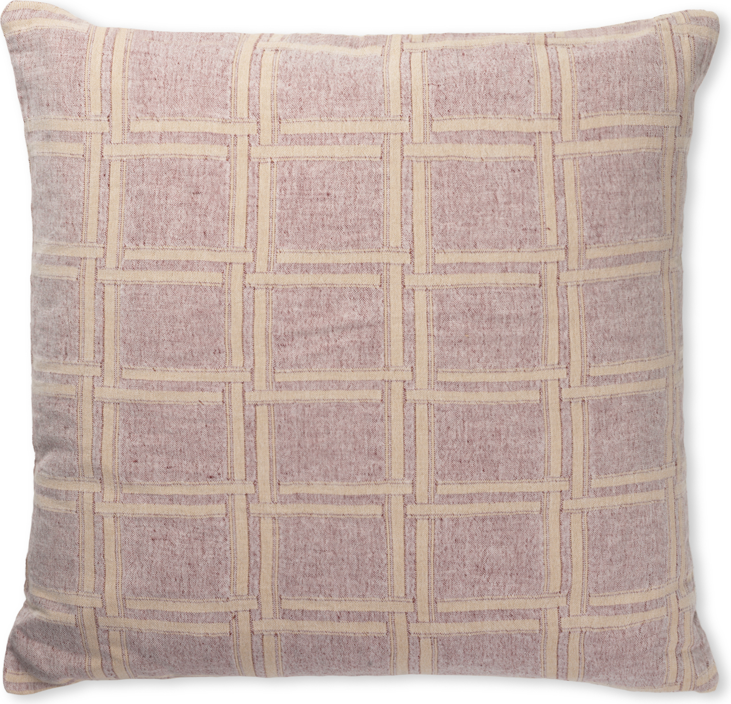 Poszewka dekoracyjna Dahlia 50 x 50 cm beżowo-fioletowa