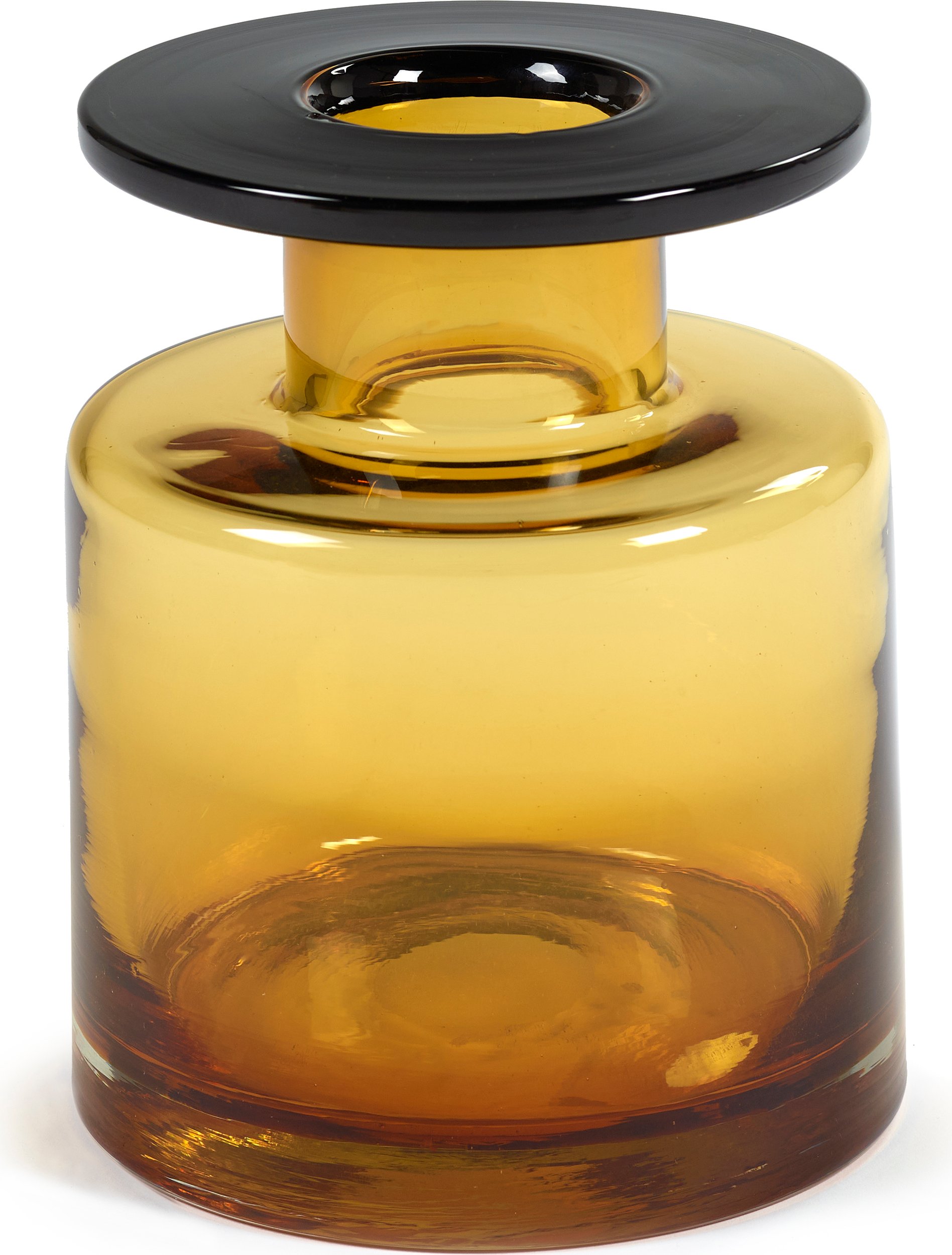 Wazon Wind & Fire 22 cm bursztynowy