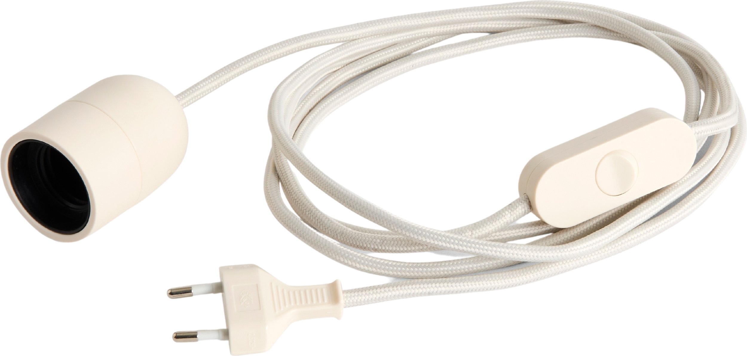 Przewód do lampy stołowej Common 240 cm biały