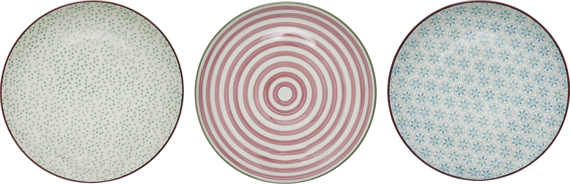 Talerze śniadaniowe Patrizia 3 szt.