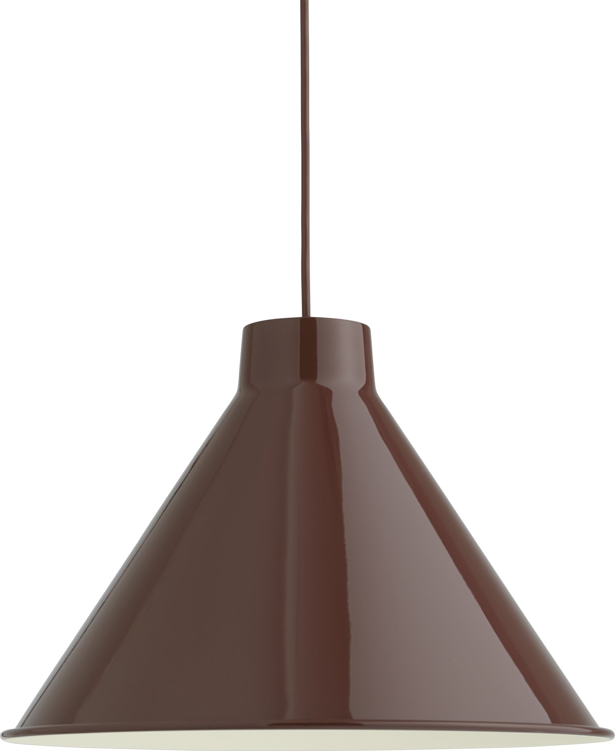 Lampa wisząca Top 38 cm bordowa