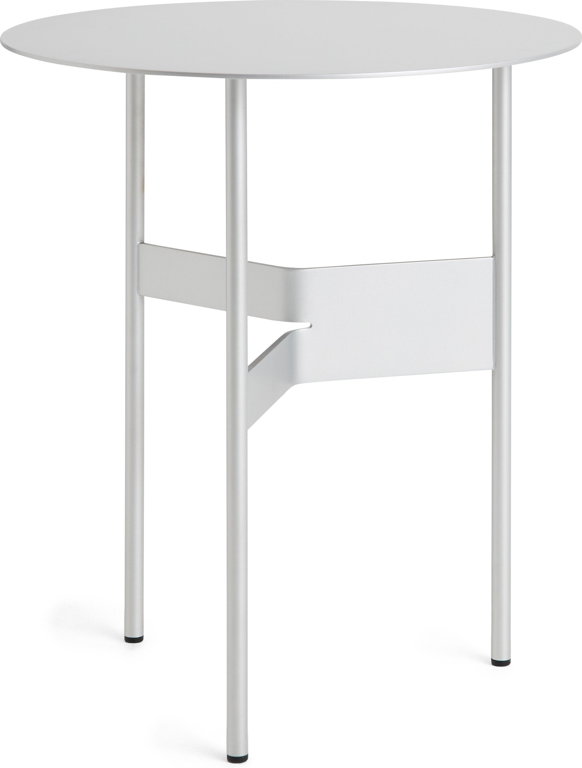 Stolik kawowy Shim 45 cm srebrny