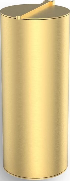 Kosz łazienkowy na śmieci Mikado 34,5 cm złoty mat ścienny z powłoką PVD