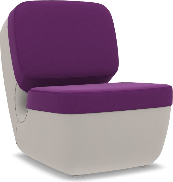 Fotel Nimrod fioletowy