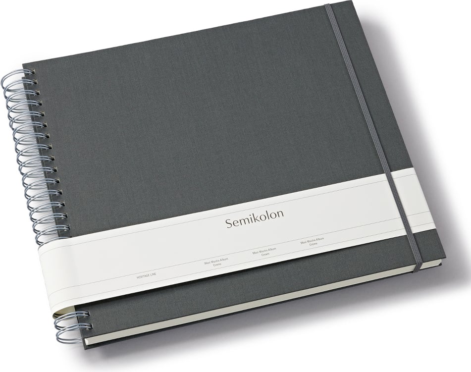 Album na zdjęcia Uni Maxi Mucho ciemnoszary z białymi kartami