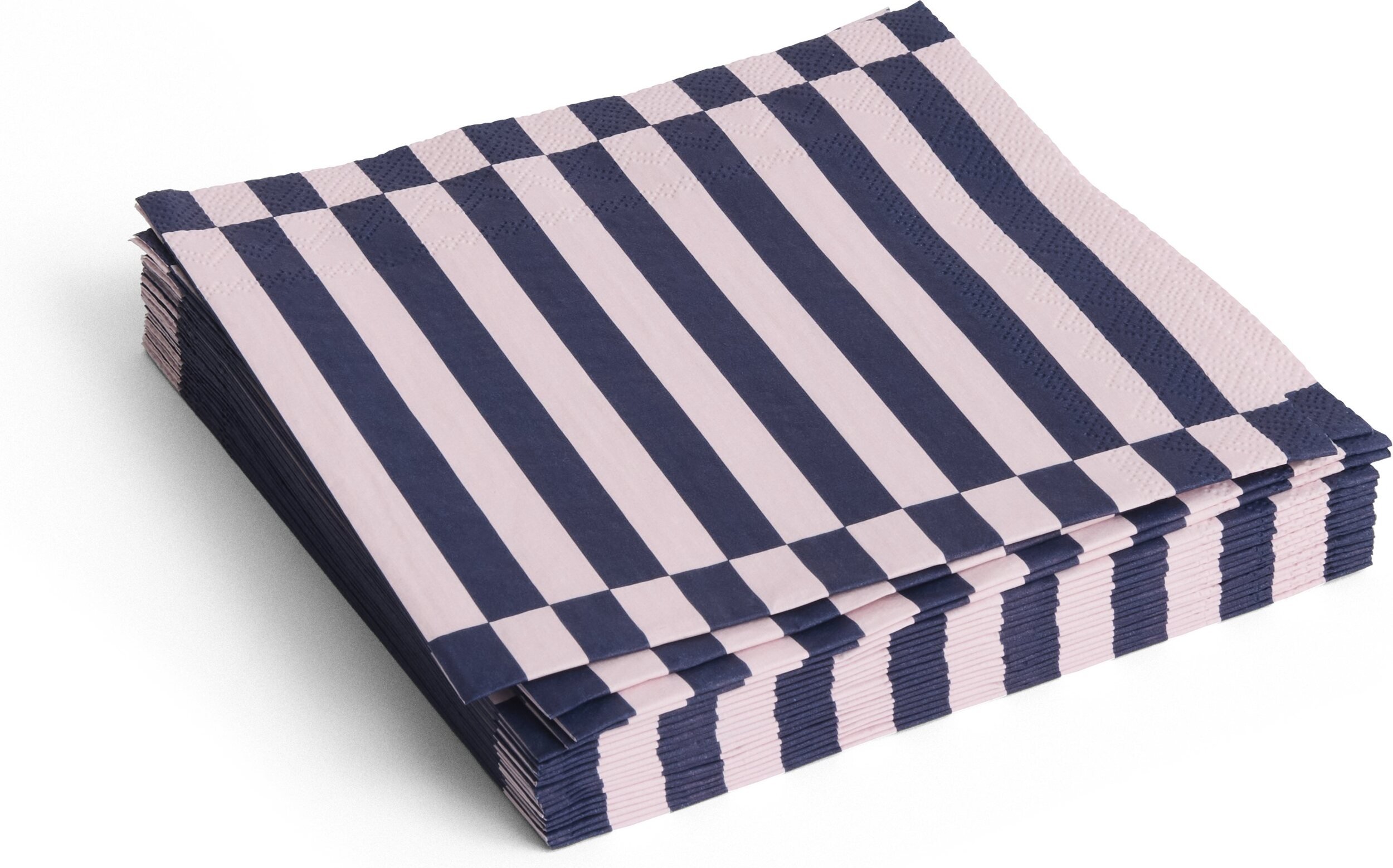 Serwetki papierowe Hay Pattern 33 x 33 cm jasnoróżowo-niebieskie paski 20 szt.