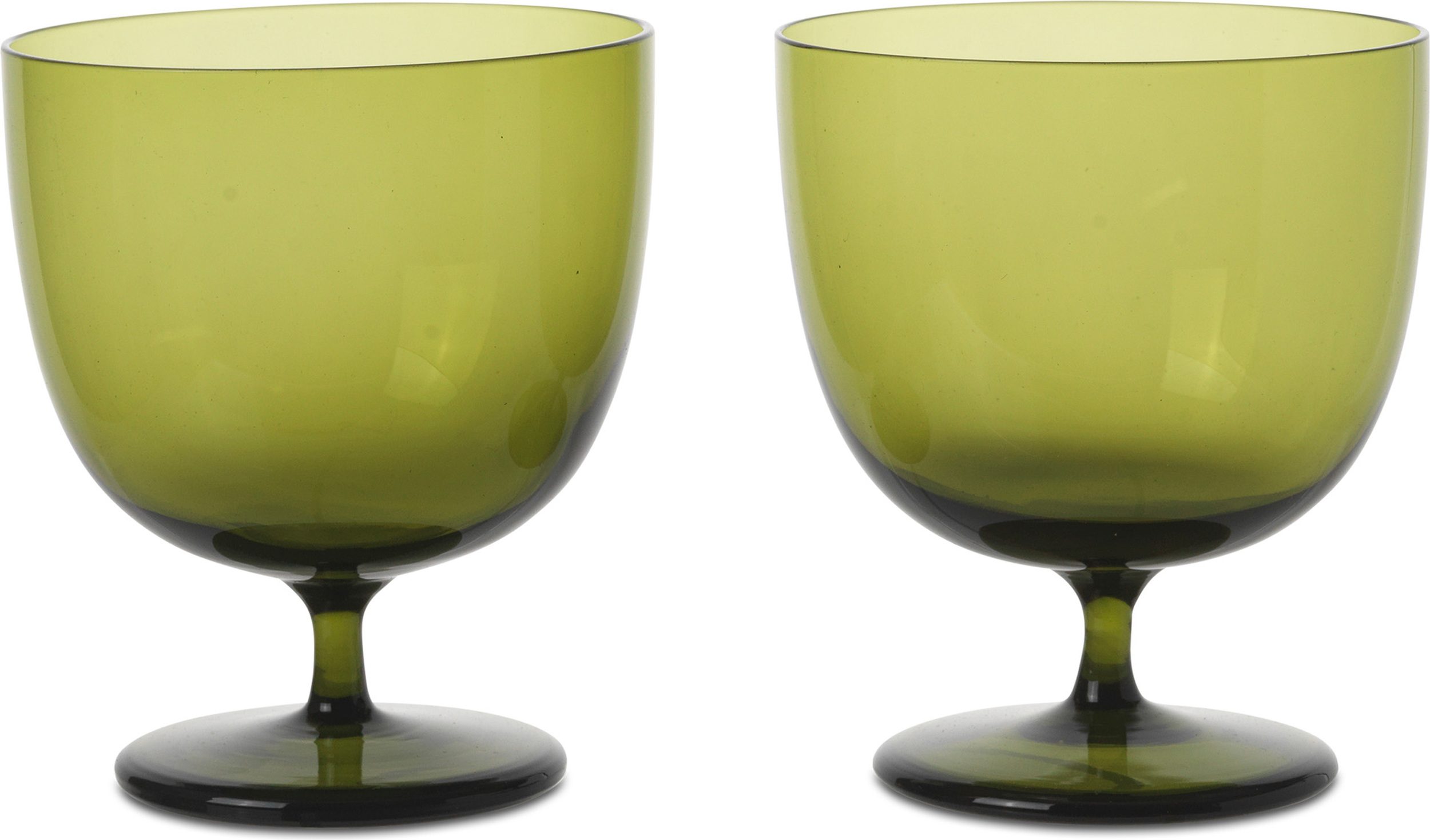 Kieliszki do wody Host zielony mech 2 szt.