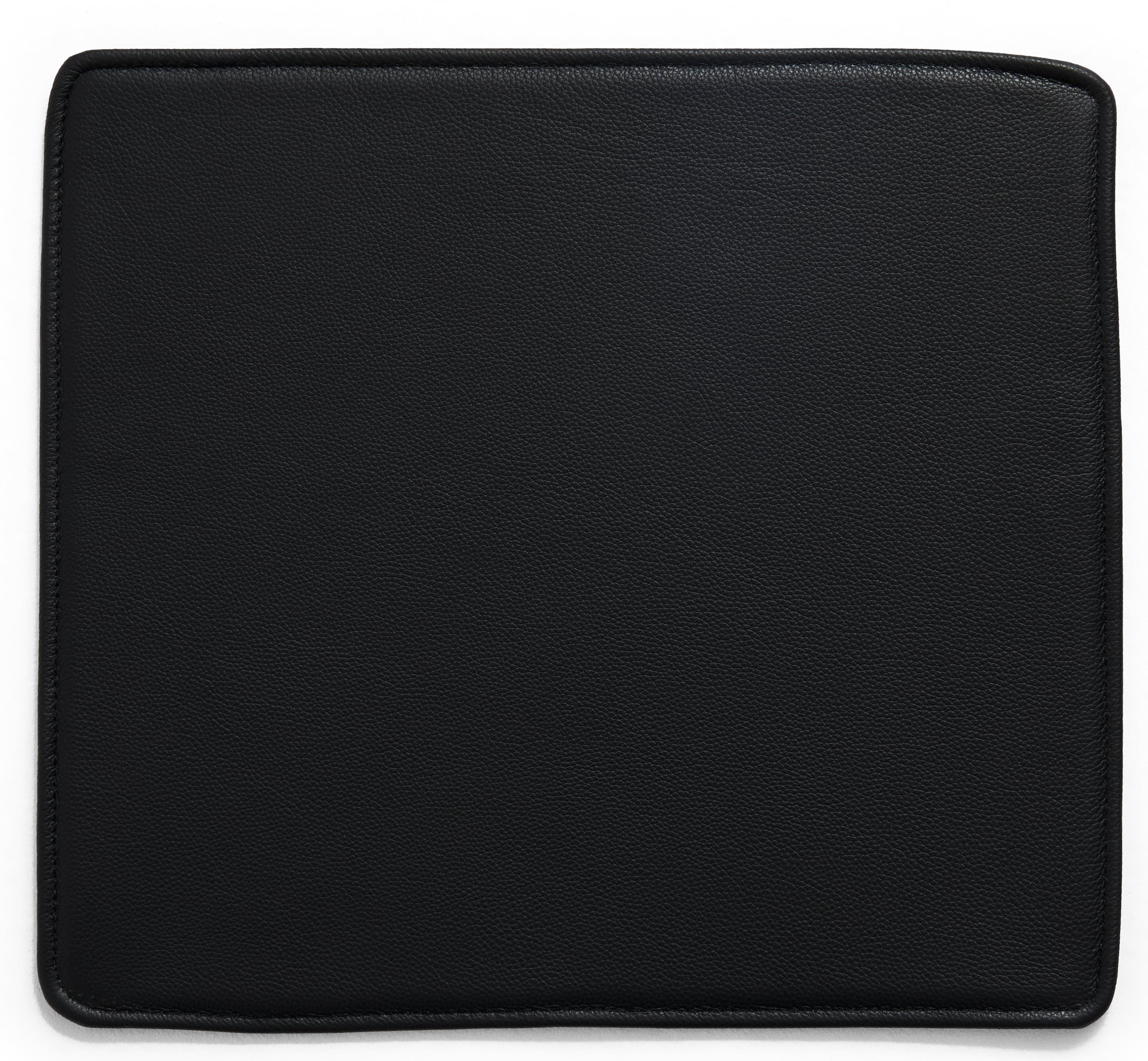 Poduszka na krzesło X-Line 42,5 x 39 cm czarna skórzana