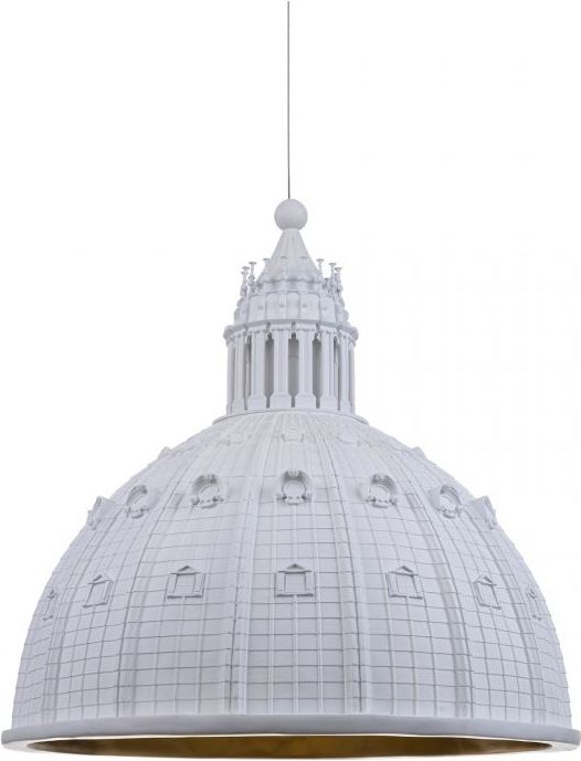 Lampa wisząca Cupolone mała biała