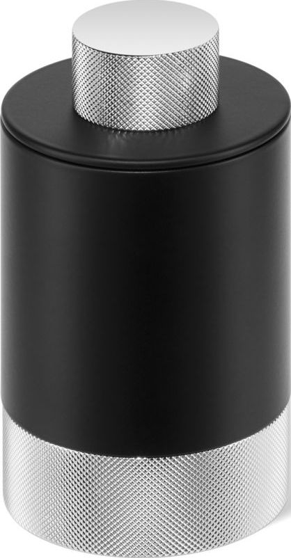 Pojemnik łazienkowy Club 1 czarny mat-chrom