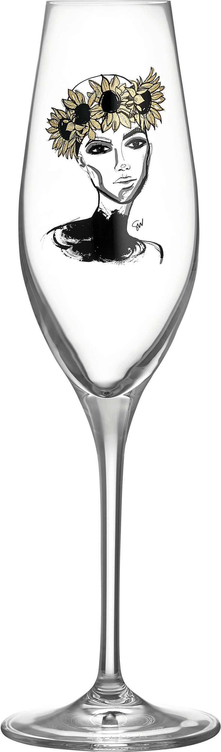 Kieliszki do szampana All About You Let's Celebrate You 230 ml 2 szt.