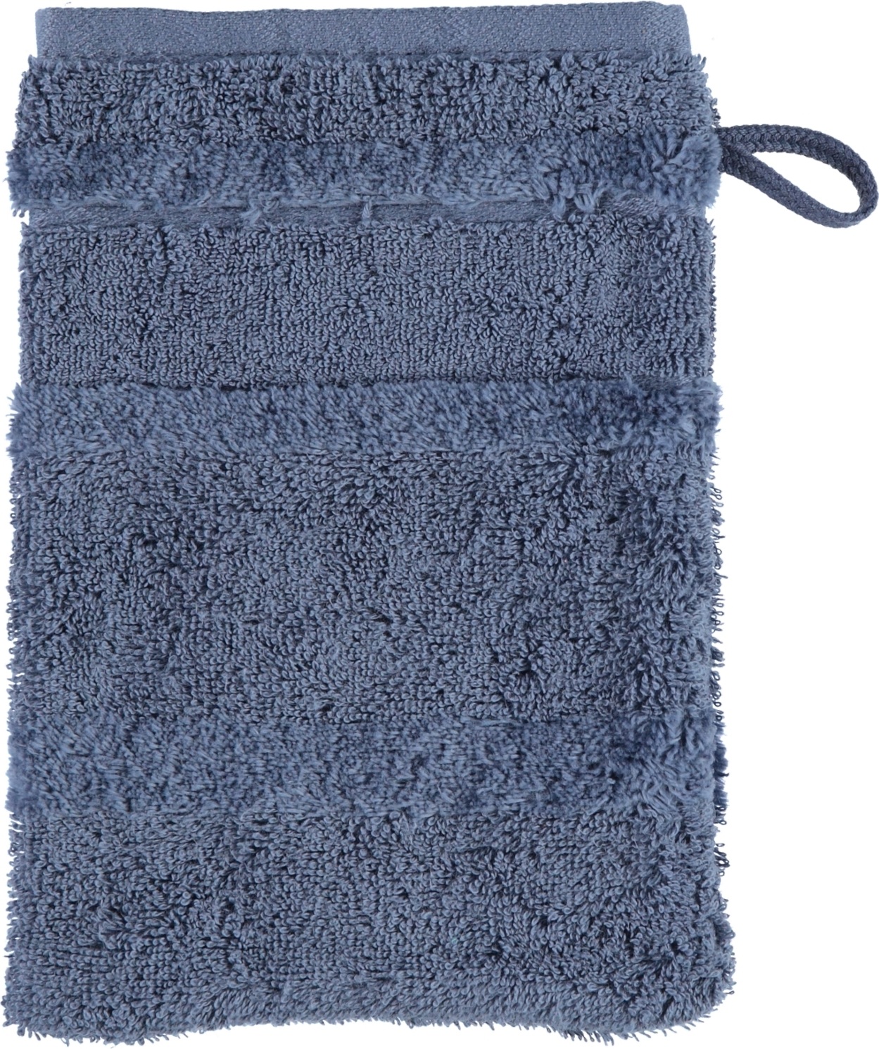 Rękawica kąpielowa Noblesse II gładka 16 x 22 cm ciemnoniebieska