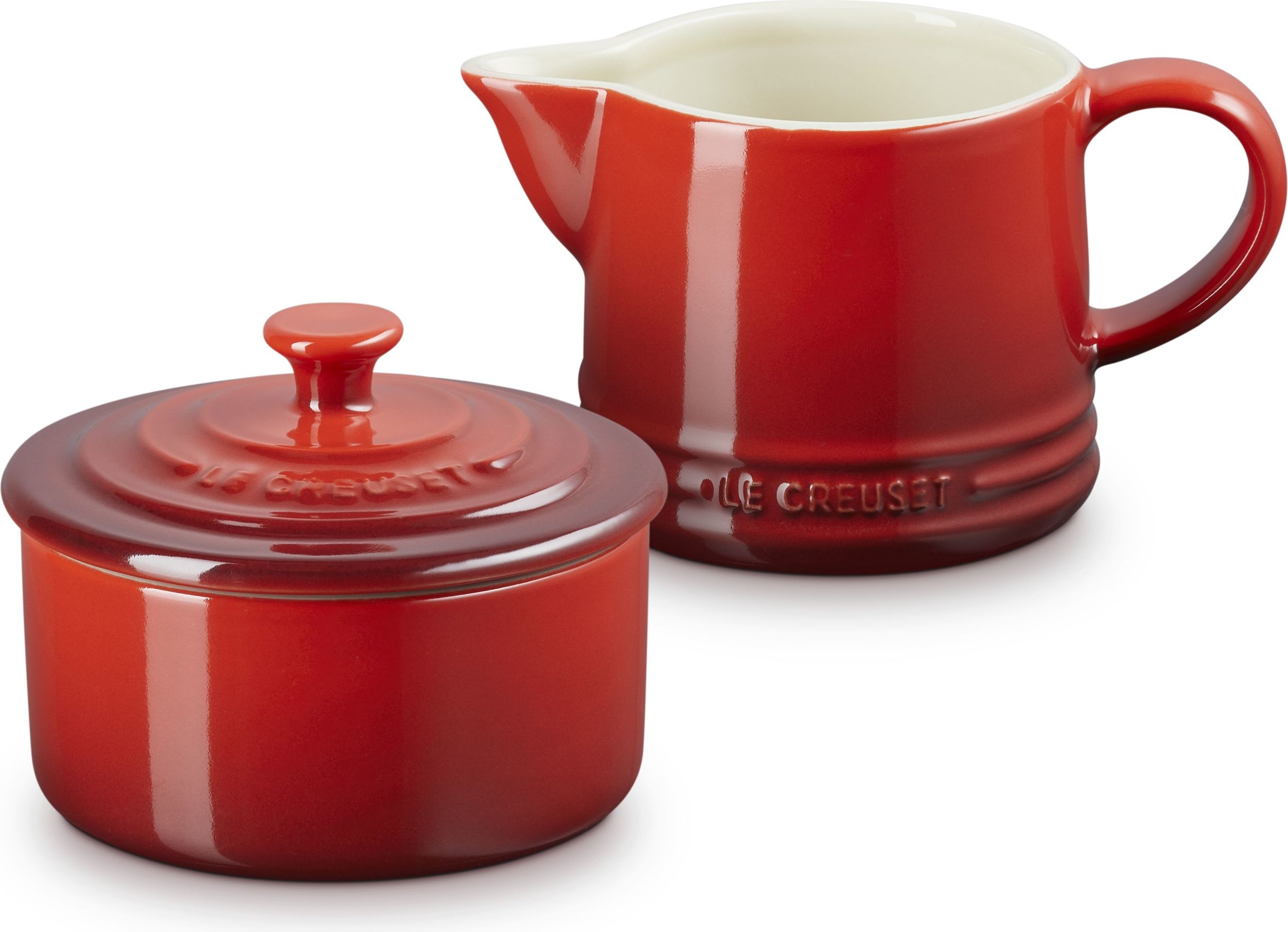 Mlecznik i cukiernica Signature wiśniowe 2 el.