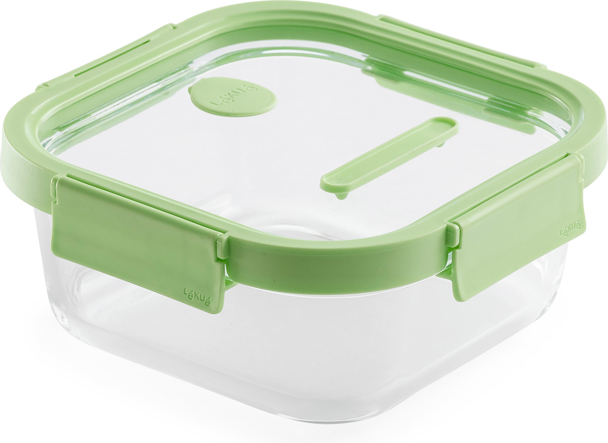 Pojemnik na żywność Lekue kwadratowy 1,1 l szklany