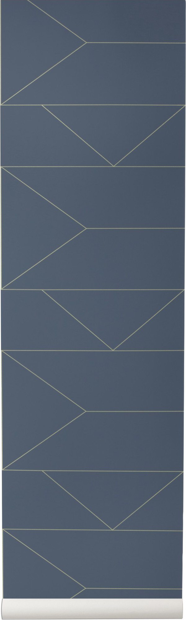 Tapeta Lines granatowa