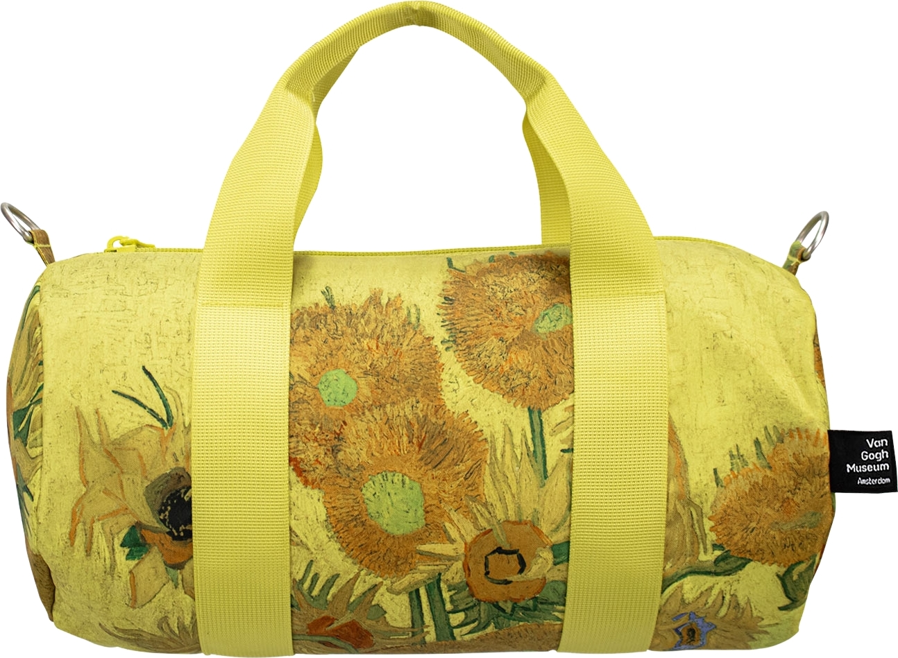 Torba LOQI Weekender Museum Vincent van Gogh słoneczniki mini z recyklingu