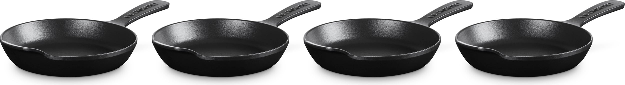 Patelnie żeliwne Le Creuset Gourmand 16 cm 4 szt.