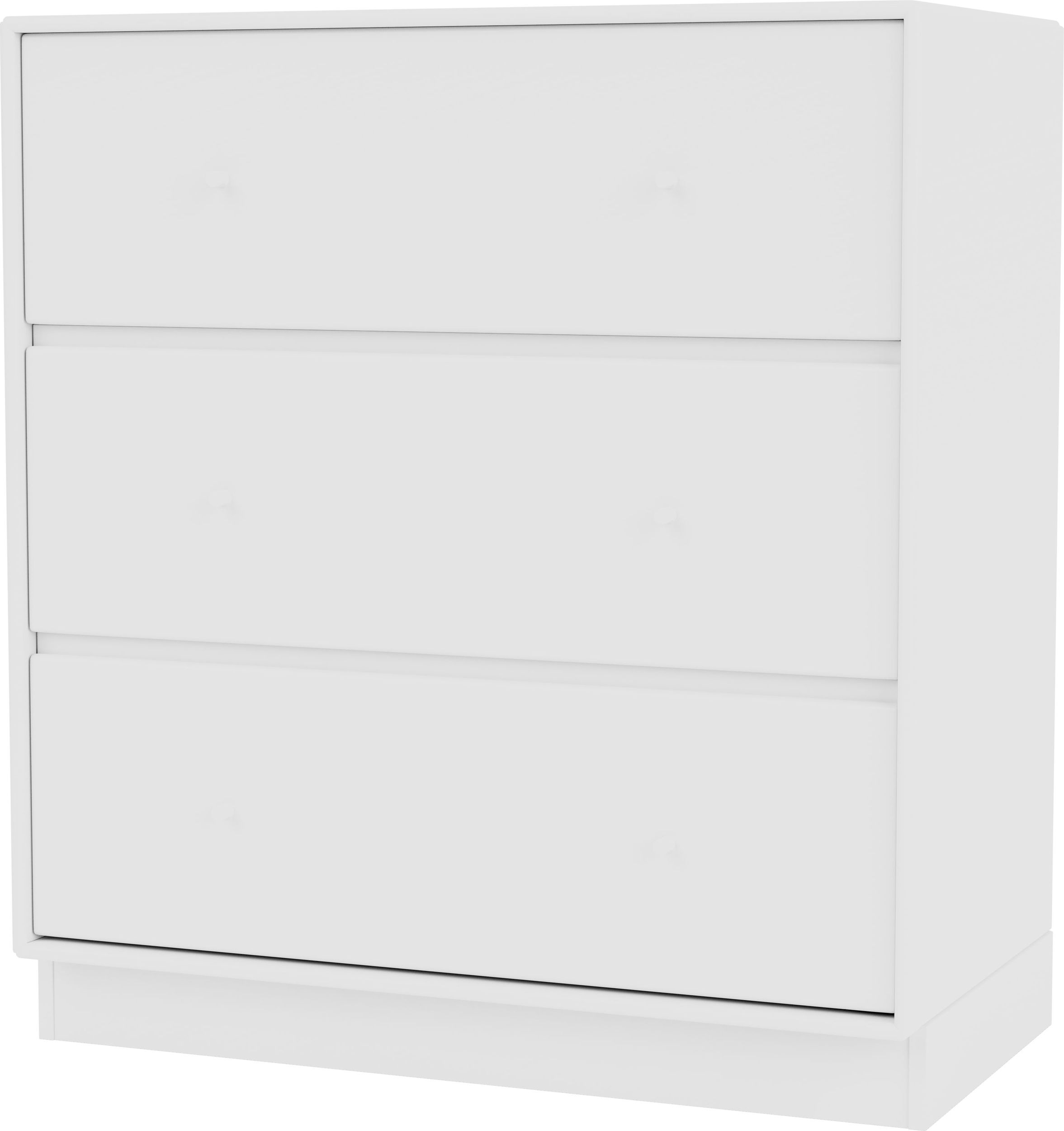 Komoda Carry biała na cokole 7 cm