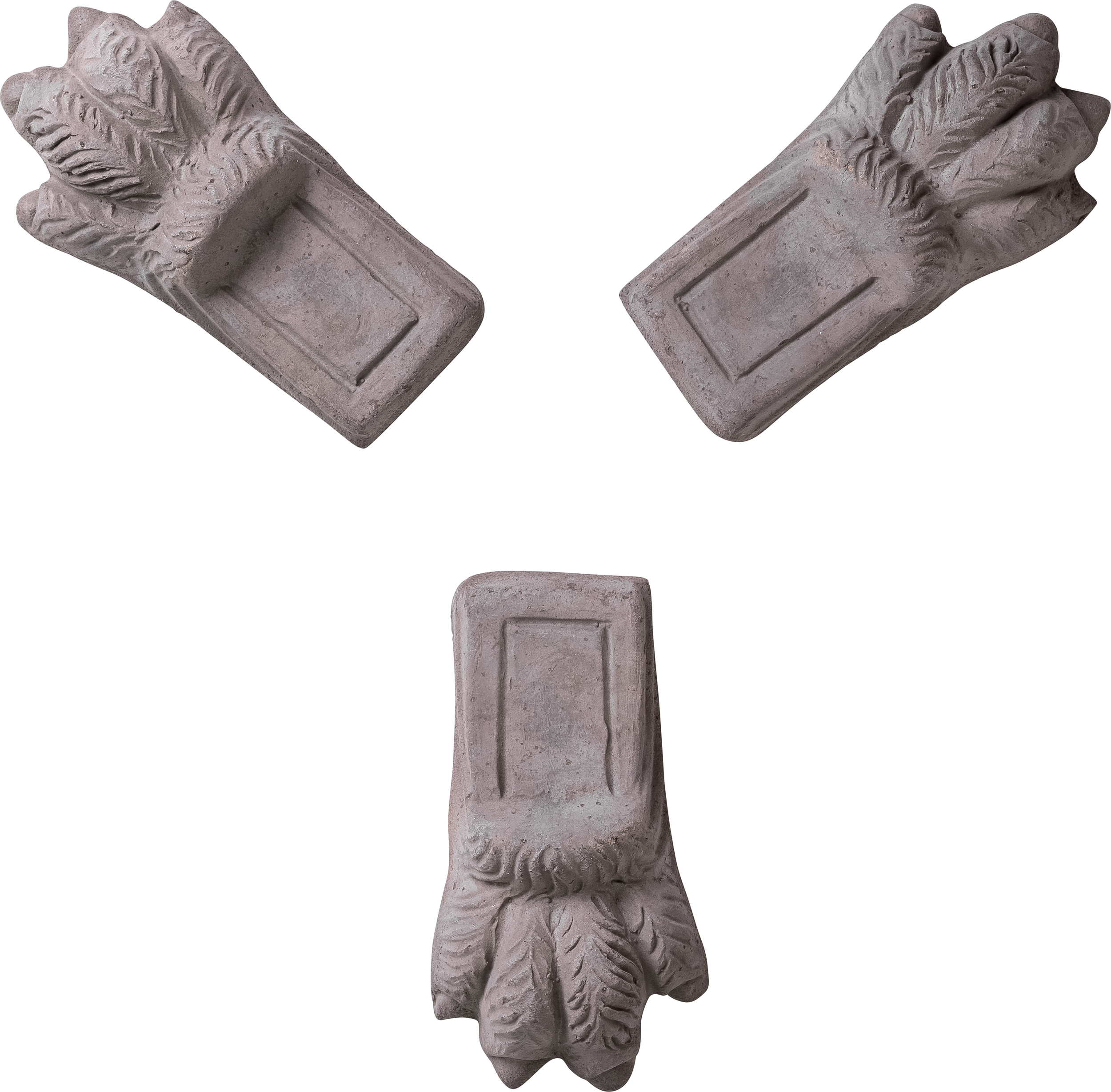 Nóżki pod doniczkę Bergs Potter Lion Paw szare