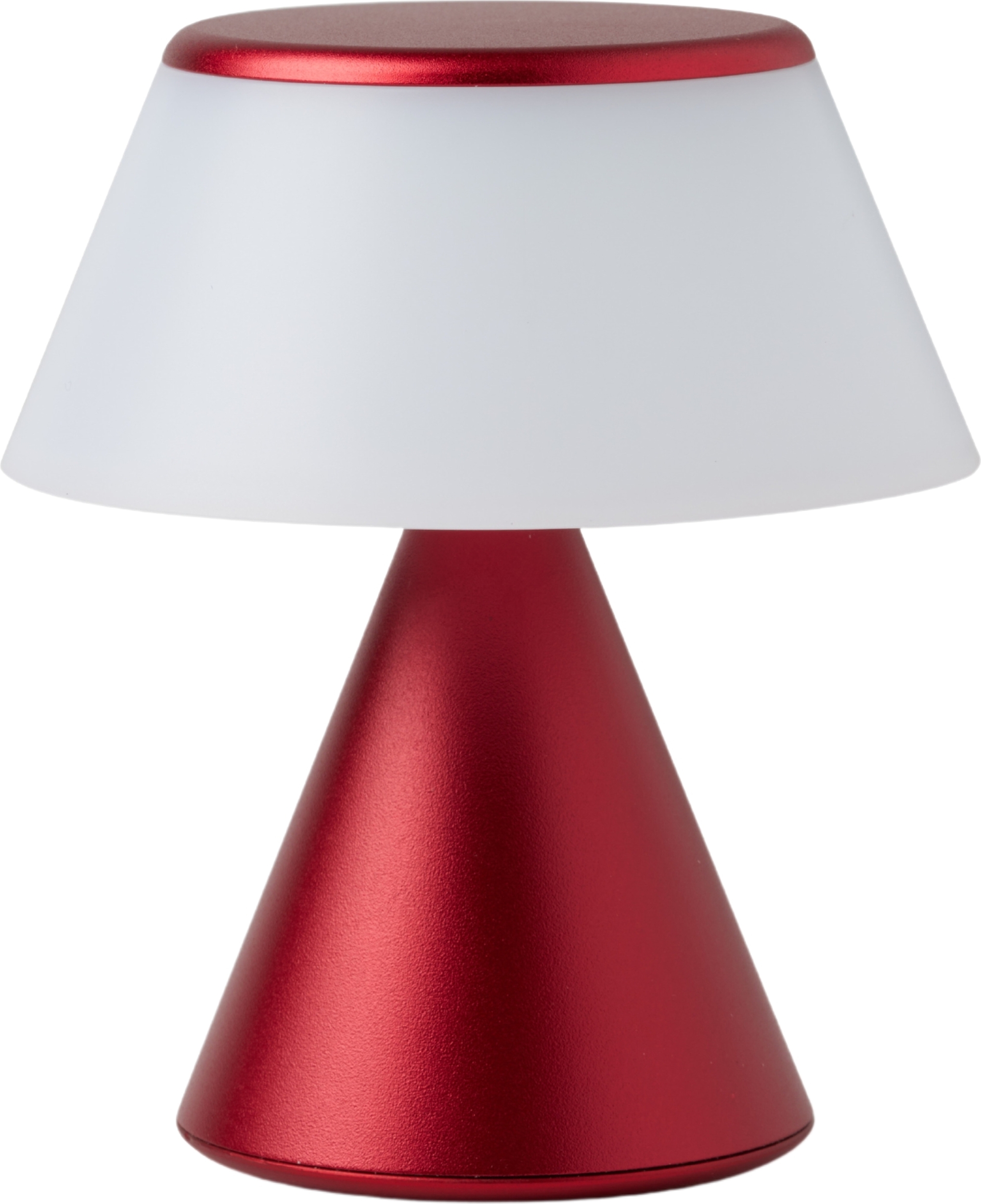 Lampa LED Luma S ciemnoczerwona