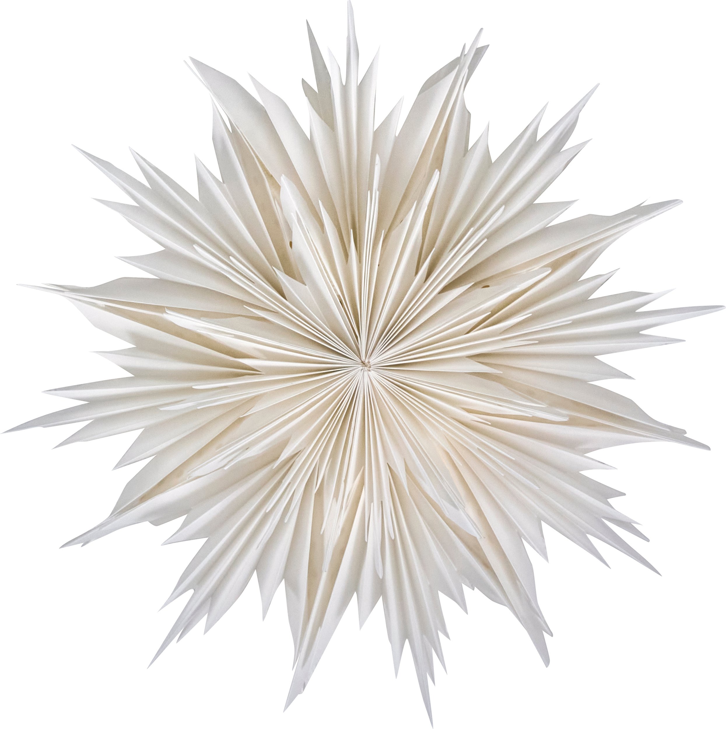 Dekoracja świąteczna HDDust gwiazda 15,5 cm złamana biel