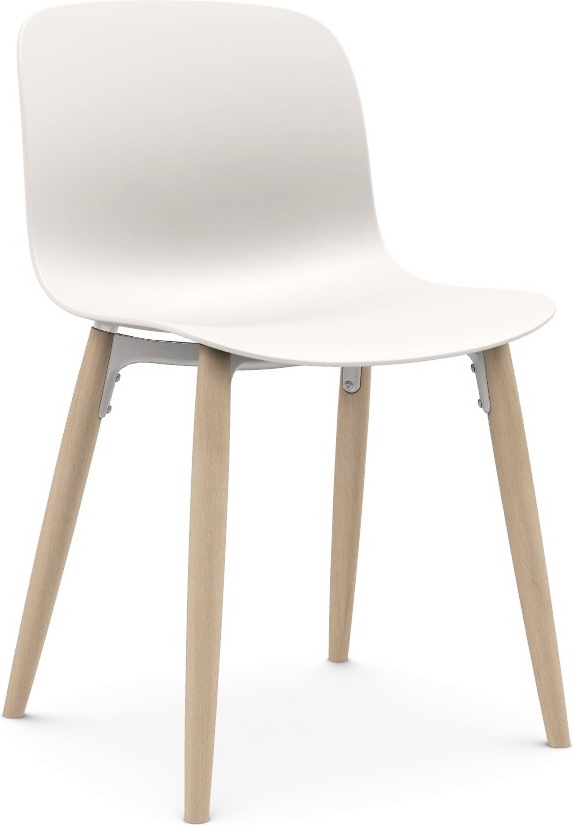 Krzesło Troy białe nogi jesion