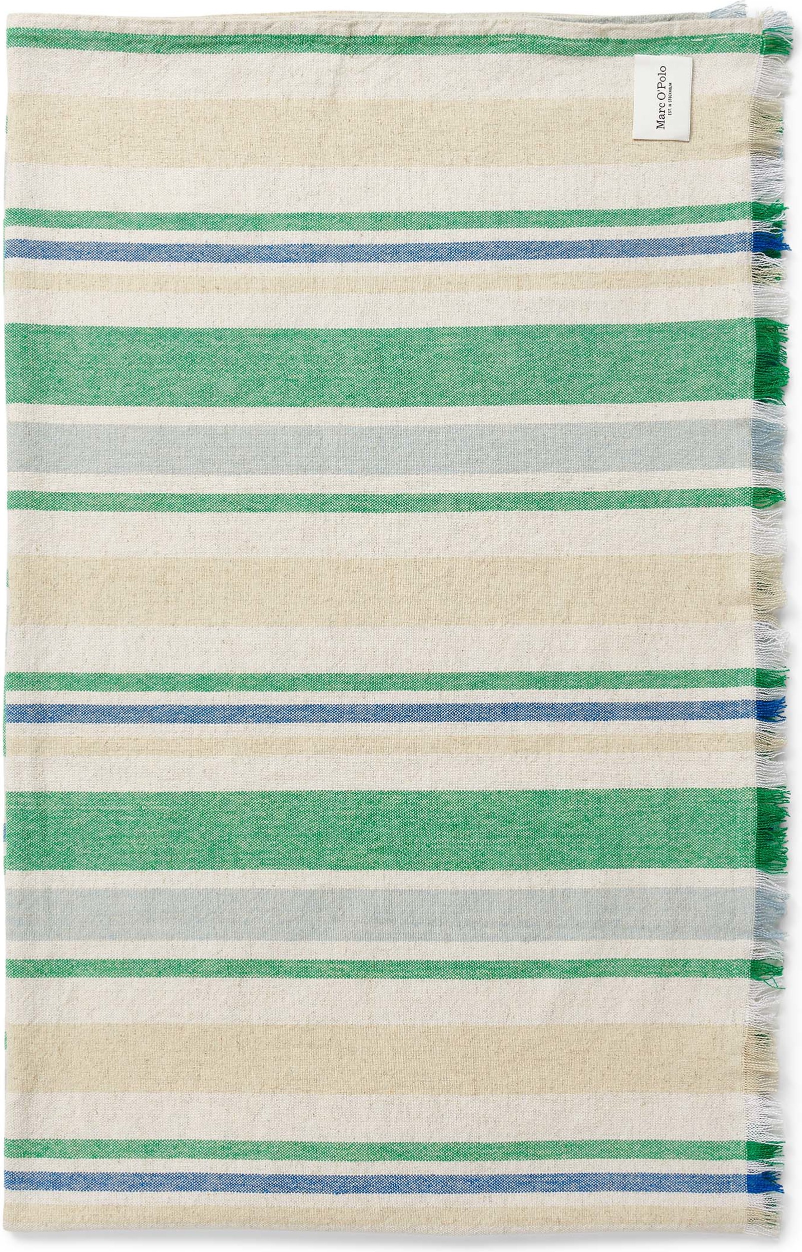 Pled Torre w paski 150 x 200 cm zielony