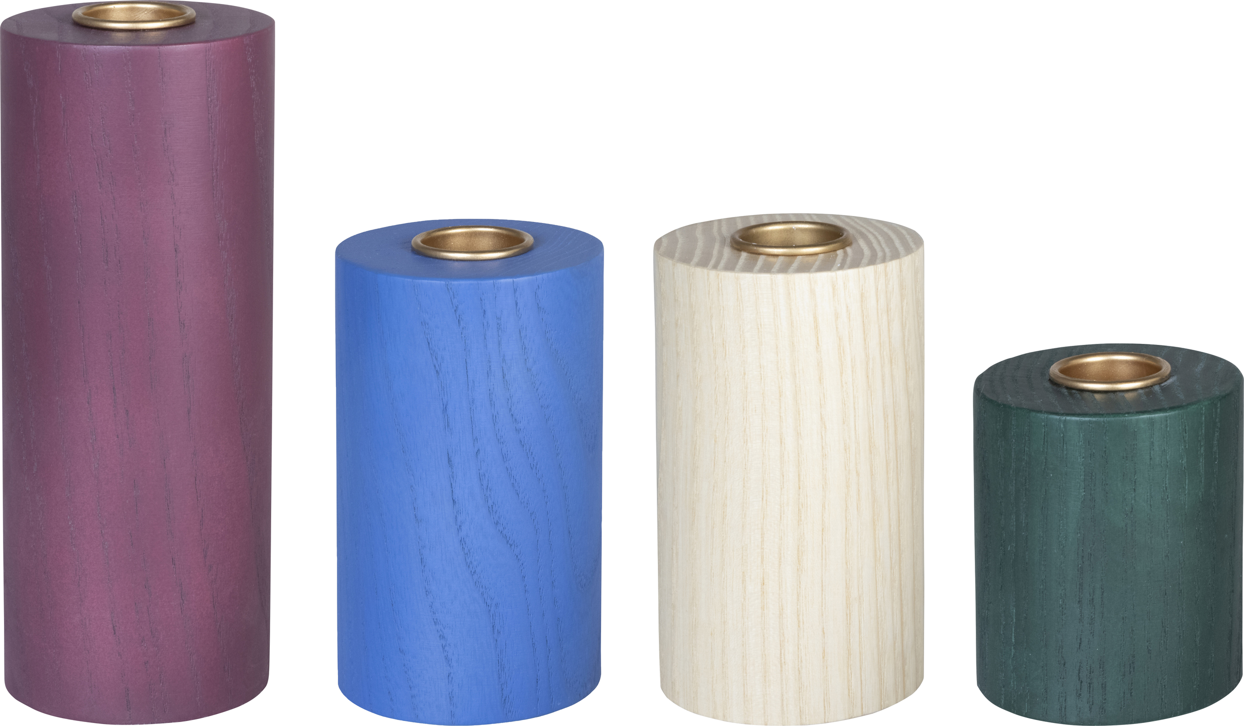 Świeczniki na klasyczne świece Crayon 4 szt.